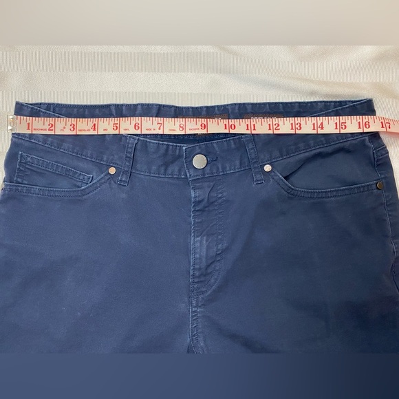 Michael Kors Men’s Parker Slim Fit Navy Twill Pants Sz 32/32 EUC - Picture 5 of 12